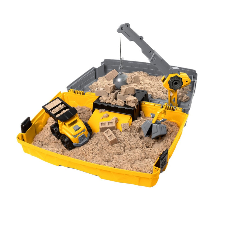 speelset Construction 907 gram zand geel 6-delig - ToyRunner