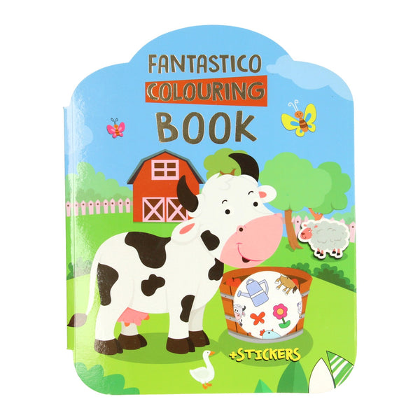 Fantastico Kleur- en Stickerboek - Boerderij - ToyRunner