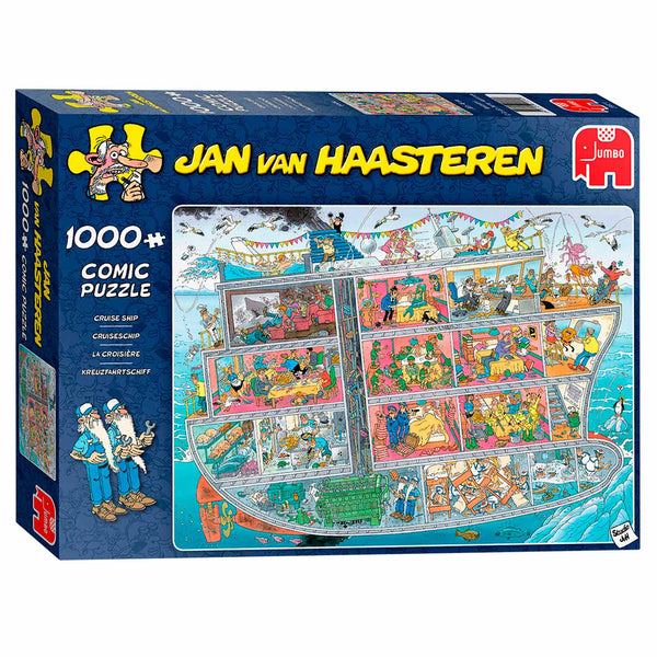 Jan van Haasteren Puzzel - Cruise Schip, 1000st. - ToyRunner