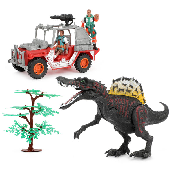 World of Dinosaurs Speelset - Jeep met Dino - ToyRunner