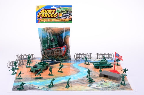 Army Forces Speelset met Speelmat - ToyRunner