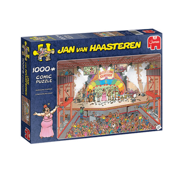 Jan van Haasteren Puzzel - Eurosong Contest, 1000st. - ToyRunner