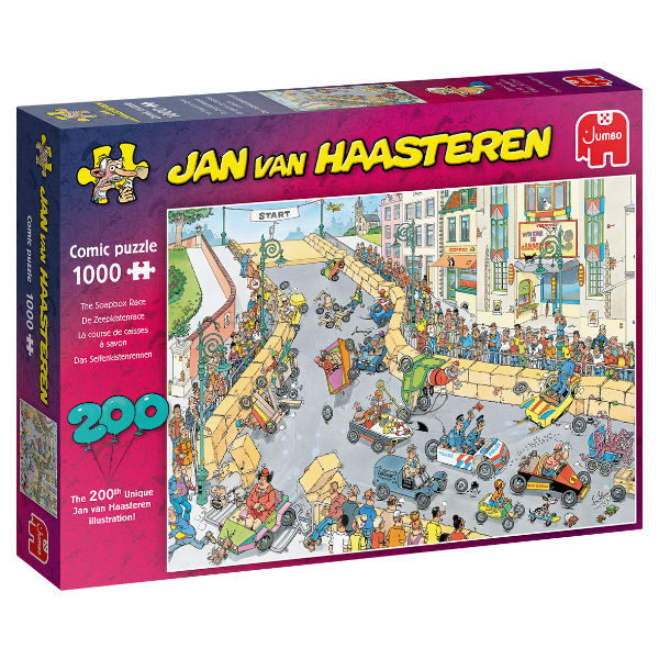 Jan van Haasteren Puzzel - De Zeepkistenrace, 1000st. - ToyRunner