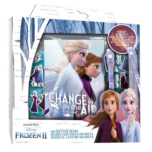 Dagboek met Stickers en Geheimschrift Pen - Frozen - ToyRunner
