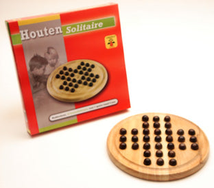 Houten solitair spel 200119 - ToyRunner