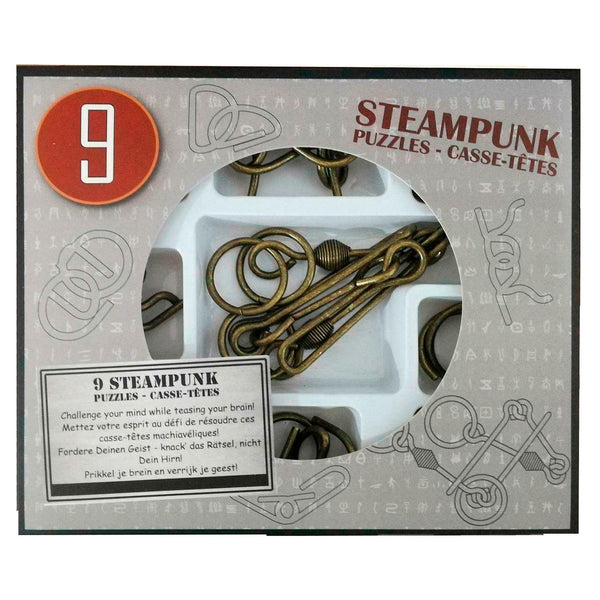 Steampunk Breinpuzzels Grijs, 9st. - ToyRunner