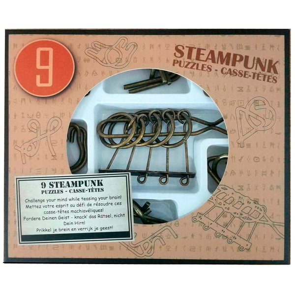Steampunk Breinpuzzels Bruin, 9st. - ToyRunner