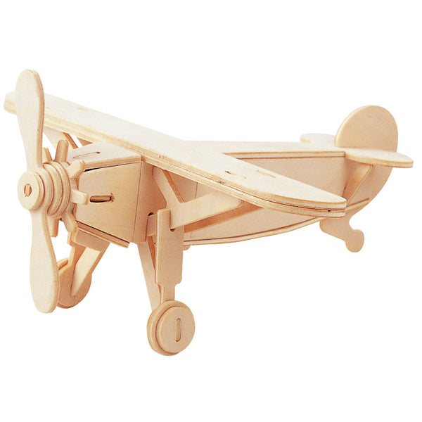 Gepetto's Workshop Houten Bouwpakket 3D - Vliegtuig - ToyRunner