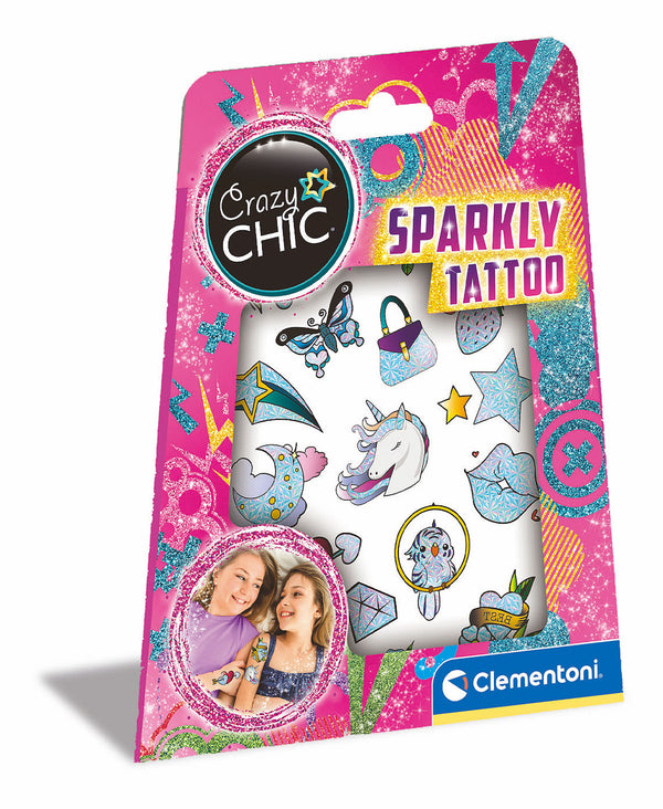 Clementoni Crazy Chic - Urban Tattoo Glitter - ToyRunner