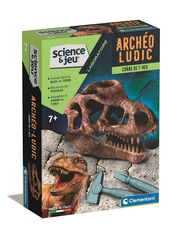Wetenschap en Spel Archeospel T-Rex Schedel (Frans-talig)