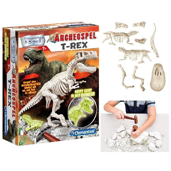 Wetenschap & Spel Archeospel - T-Rex Fluo - ToyRunner