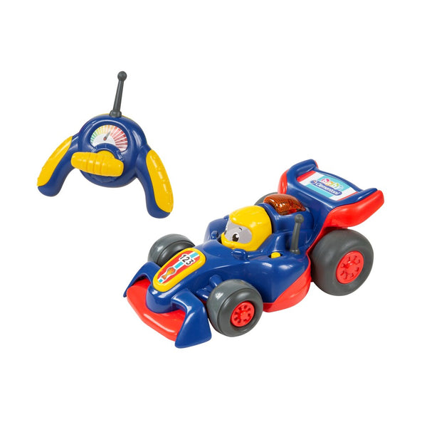auto RC Enzo Turbo F1 junior 33 x 21 cm blauw/rood/geel - ToyRunner