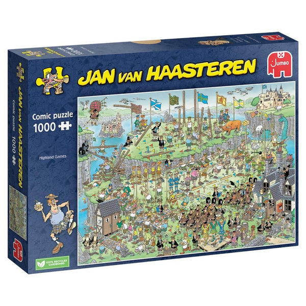 Jan van Haasteren Puzzel - Highland Games, 1000st. - ToyRunner