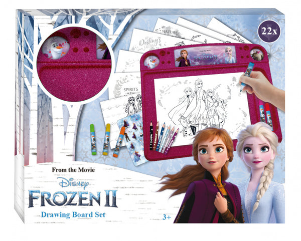 tekenbord set Frozen II 40 x 32 cm papier 22-delig - ToyRunner