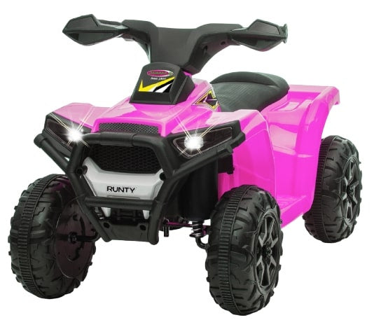 mini quad Runty 6 V 68 x 45 cm roze 5-delig - ToyRunner