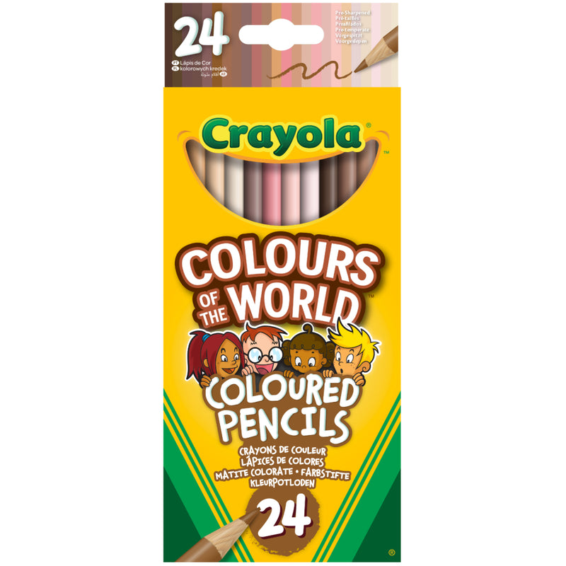 Crayola Colors of the World Kleurpotloden, 24st.