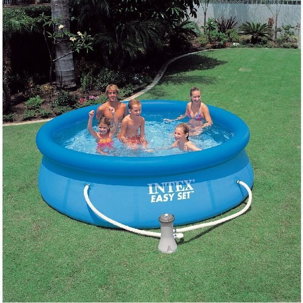 opblaaszwembad met pomp 28122GN Easy 305 x 76 cm blauw - ToyRunner