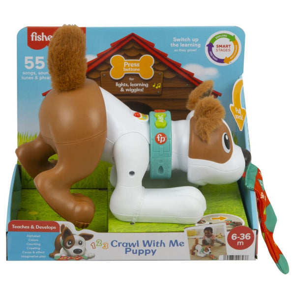 Fisher-Price  - 123 Crawl With Me Puppy-DU - ToyRunner
