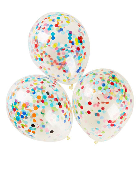 6 confetti ballonnen in zak 2610 - ToyRunner