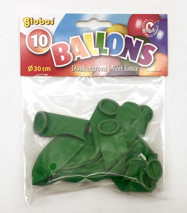 10 Groene ballonnen in zak - ToyRunner
