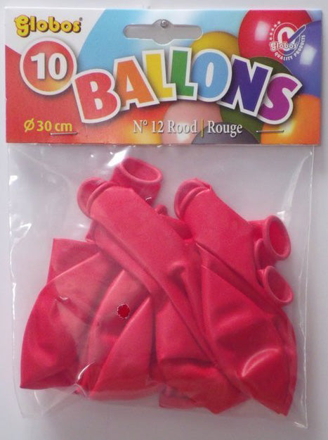 Ballonnen no. 12 rood 5 pakjes met 10 stuks - ToyRunner
