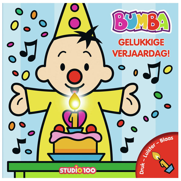 Bumba Verjaardagsboek met Kaars en Muziek - ToyRunner