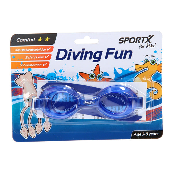 SportX Kids Zwembril Comfort - Blauw - ToyRunner