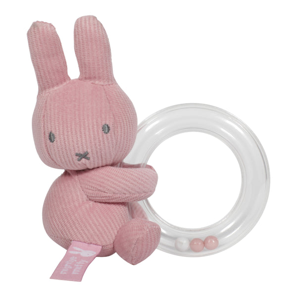 Ringrammelaar nijntje pink baby rib 603 - ToyRunner