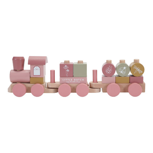 Little dutch blokkentrein roze LD7035 - ToyRunner