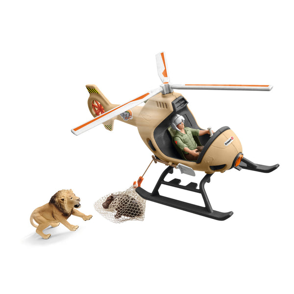 Reddingshelikopter dieren Schleich - Speelfiguur Schleich Wild Life -42476 - ToyRunner