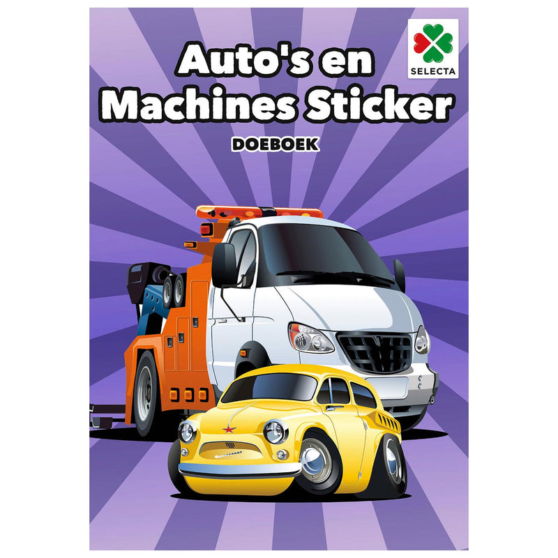 Auto’s en Machines Sticker Doeboek - ToyRunner