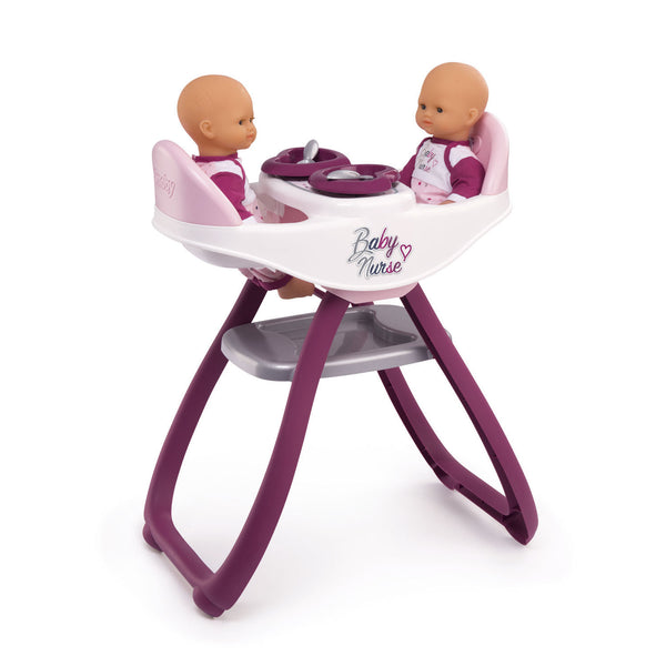 Smoby Baby Nurse Babystoel voor 2 Poppen - ToyRunner