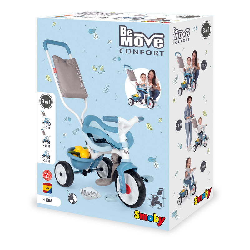Smoby Be Move Comfort Driewieler Blauw - ToyRunner