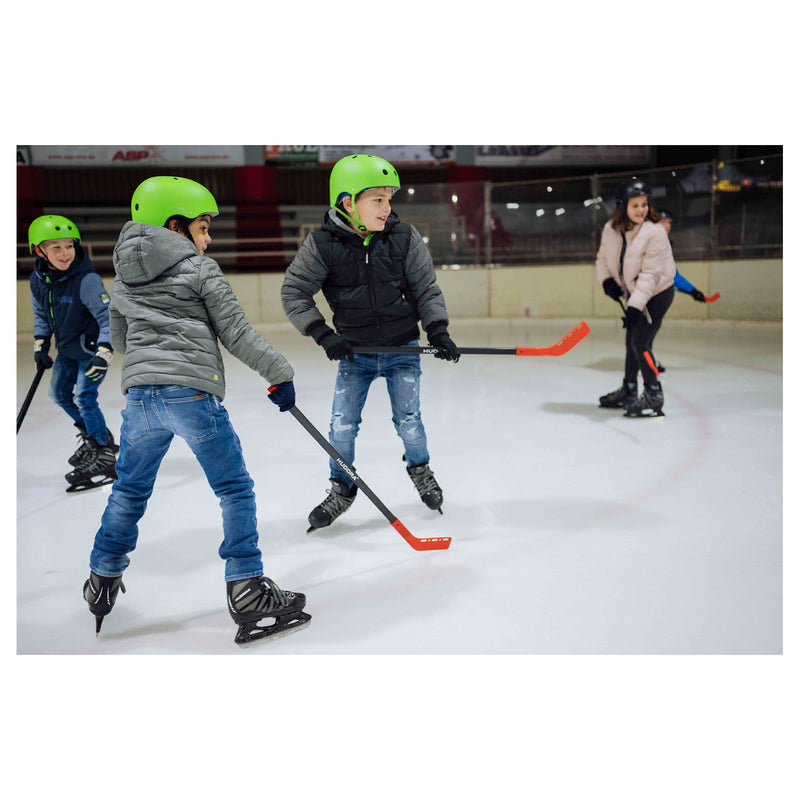 Hudora  Power Play IJshockeyschaatsen Zwart, Maat 28-31 - ToyRunner