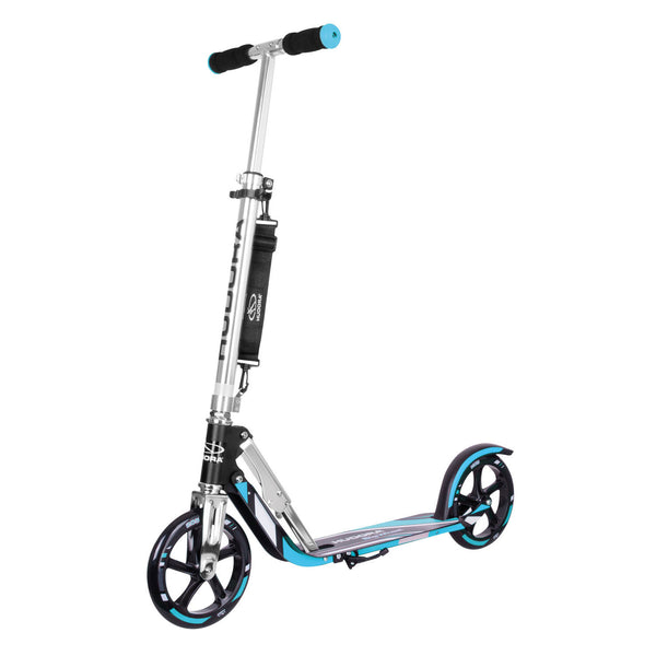 Hudora Scooter Big Wheel Step RX205 - Zwart/Blauw - ToyRunner
