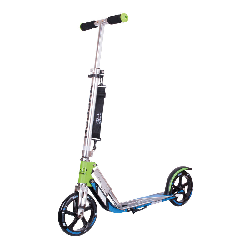 Hudora Scooter Big Wheel Step RX205 - Groen/Blauw - ToyRunner