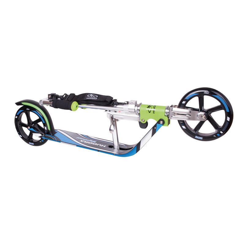 Hudora Scooter Big Wheel Step RX205 - Groen/Blauw - ToyRunner