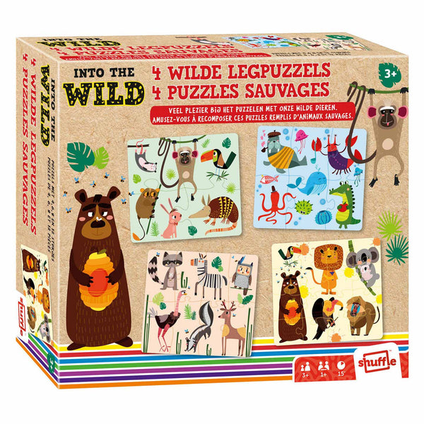Into the Wild 4 Wilde Legpuzzels - ToyRunner