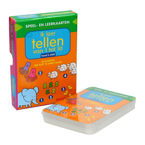 Speel- en Leerkaarten - Ik Leer Tellen van 1 tot 10 (3+) - ToyRunner