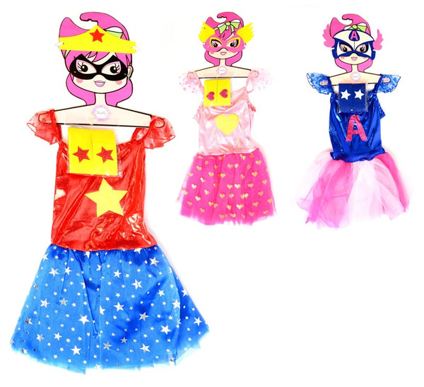 Superheld jurk set 3 ass. 54622 - ToyRunner