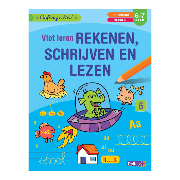 Vlot Leren Rekenen, Schrijven en Lezen, 6-7 jaar - ToyRunner