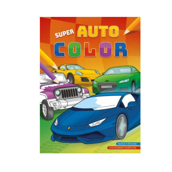 Kleurboek super auto - ToyRunner