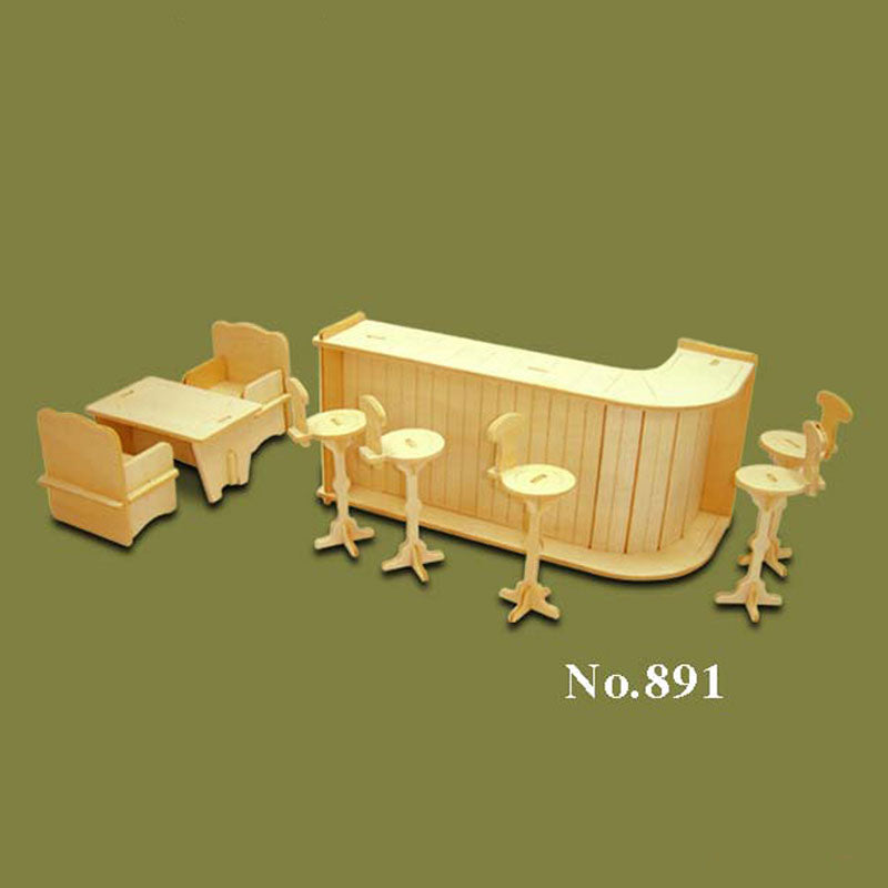 Bouwpakket hout Bar 1:12 891 - ToyRunner