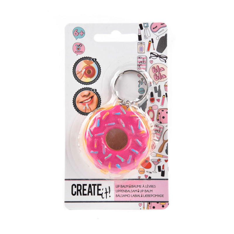 Create It! Sleutelhanger Donut met Lippenbalsem - ToyRunner