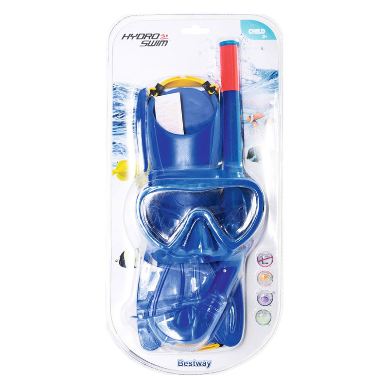 Bestway Hydro-Swim Complete Snorkelset, maat 24-27 - Blauw - ToyRunner