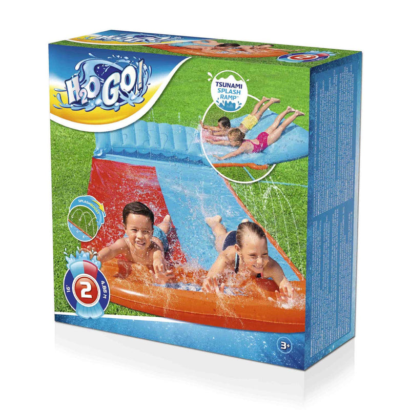 Bestway H2OGO! 2-Persoons Waterglijbaan Tsunami Splash Ramp - ToyRunner