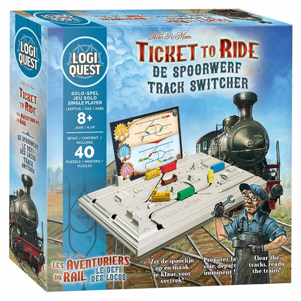 Logiquest Ticket To Ride - De Spoorwerf Denkspel - ToyRunner
