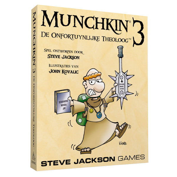 Munchkin 3 - De Onfortuinlijke Theoloog Kaartspel - ToyRunner