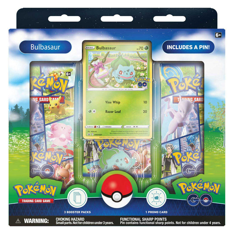Pokémon TCG  GO Pin Box Collection - Bulbasaur