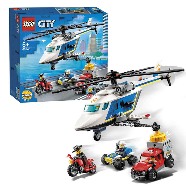 LEGO City Politie Politiehelikopter achtervolging - ToyRunner